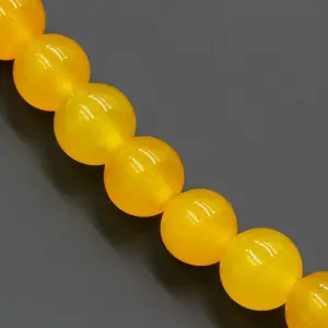 Wholesale Loose stone Beads Yellow Agate For DIY Jewelry Making MS186