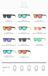 DUBERY 2025 Lunettes de <span class=keywords><strong>soleil</strong></span> pour femmes de haute qualité, verres ronds UV400, montures carrées bleues transparentes, rouges et jaunes pour femmes et hommes - Product Image 3