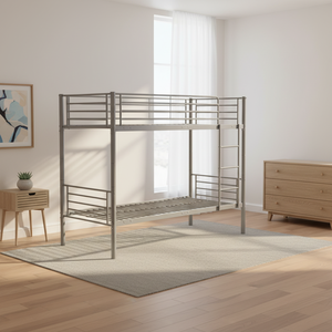 <span class=keywords><strong>Cama</strong></span> litera de acero de alta resistencia y bajo costo con barandilla completa y <span class=keywords><strong>escalera</strong></span> de acceso lateral, <span class=keywords><strong>cama</strong></span> <span class=keywords><strong>compacta</strong></span> doble sobre doble <span class=keywords><strong>para</strong></span> dormitorios de estudiantes - Product Image 1