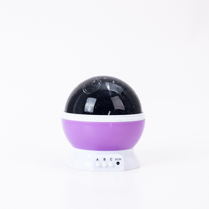 Luminária led de projeção de luz noturna, estrela, lua, projetor 360 graus, rotativo, 4 lâmpadas de led, mudança de cor com cabo usb - Product Image 5