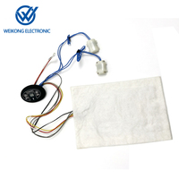Interrupteur de contrôle de température avec ceinture de luminothérapie rouge portable pour la domotique, les moteurs de massage et les coussins chauffants