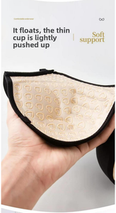 Sujetador sin tirantes con doble soporte frontal para mujer, push-up con aros, bustier sin espalda para lencería de tallas grandes, venta al por mayor - Product Image 4