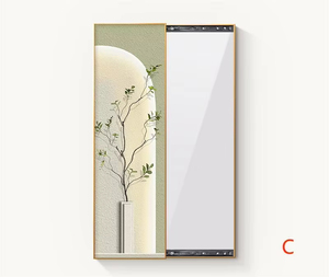 Fashion Design Japanese Decorative Painting <b>Mirror</b> <b>Wall</b>-Mounted Full-Body <b>Mirror</b> for Living Room - Product Image 3
