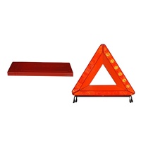 Triangle de sécurité réfléchissant pliable pour voiture Panneau d'arrêt d'urgence Triangle Triangles Safety Road Kit Car