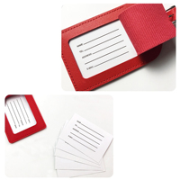 Étiquettes à bagages en PU de qualité professionnelle valises à bagages cartes d'embarquement étiquettes à bagages minimalistes essentielles