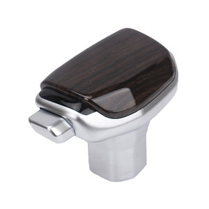 Pommeau de levier de vitesse Mazda en fibre de carbone, grain de bois, chromé électrolytique, ergonomique, pour transmission automatique - Product Image 3