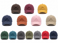 Cappello da Baseball Vintage in Cotone Personalizzabile con Logo, Unisex, Regolabile, Stile Trucker, Tinto e Invecchiato, per Sport