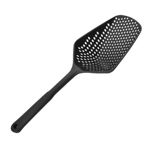 Ice Scoop Mesh Strainer Large Plastic Draining Spoon For Noodles One Piece Long Handle Bpa Free Hand Wash Only - Product Image 3