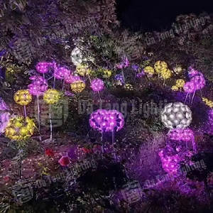 Led Dandelion Sculpture <b>Light</b> For Scenic Spots And Photo-friendly Night Views - Product Image 3