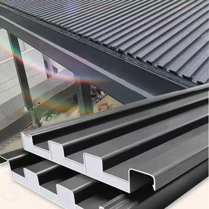Paneles Sándwich para Techos de Fábrica, Relleno de Poliuretano, Aislamiento de Doble Capa, Compuesto de Aleación de Aluminio, Tejas para Exteriores Tipo Gran Muralla - Product Image 5