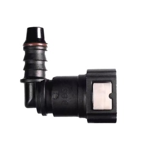 3/8 "9.89mm connecteur sous vide à 180 ou 90 degrés connecteur rapide de carburant remplacement de <span class=keywords><strong>ligne</strong></span> de carburant en Nylon - Product Image 2