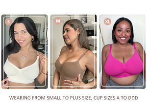 Hexin <span class=keywords><strong>Soutien</strong></span>-<span class=keywords><strong>Gorge</strong></span> de <span class=keywords><strong>Sport</strong></span> Haute Qualité Respirant sans Armature Push-Up pour Femmes, Bretelles Réglables, Nouvelle Arrivée, <span class=keywords><strong>Taille</strong></span> Plus d'Usine - Product Image 5