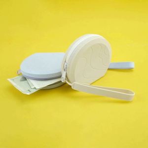 Silicone Handmade Zippered Mini Waterproof Portable Fashionable Coin Purses With <b>Wrist</b> <b>Strap</b> - Product Image 2