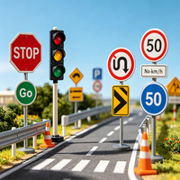 Panneaux de signalisation routière en aluminium réfléchissant personnalisés OEM ODM, signalisation réglementaire et d'avertissement