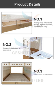 Colore bianco formazione 32cm 43cm 58cm 73cm gabbie per piccioni case/ - Product Image 3