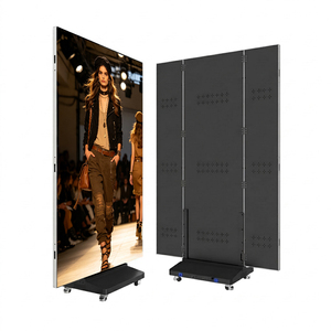 Pantalla LED Plegable <span class=keywords><strong>de</strong></span> Alta Luminosidad Gob P1.86, Cartel Digital Móvil para Interiores, Señalización Digital <span class=keywords><strong>de</strong></span> Pantalla Grande - Product Image 1