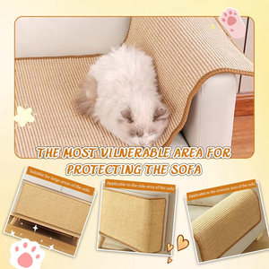 Factory Direct Supply Square and Oval Sisal Carpet Multi-Function <b>Cat</b> Scratch Pads Sustainable Sisal Hemp <b>Sofa</b> Mat - Product Image 2
