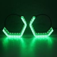 Nouvelle couverture décorative intégrée LED R8-V3 pouces Angel Eye pour accessoires d'éclairage moto et voiture