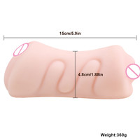 2021 Jouets sexuels réalistes pour hommes, Masturbateur masculin artificiel, Vagin oral, Fesses, Sex toys en silicone, Pocket Pussy pour homme