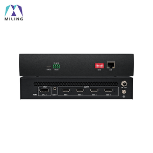 Contrôleur de mur vidéo 8K60 multi-écrans avec entrée DP 2.1 et 4 sorties, port audio 1x4 pour extension d'affichage - Product Image 1