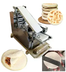 Linha de produção uyghur de aço inoxidável, linha de produção de máquinas de pão plano, fabricante de tortilha automática rotimática