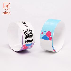 Biglietti di carta personalizzati braccialetti stampa medica braccialetti di carta termica Dricet braccialetti termici per eventi - Product Image 1