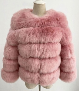 Hot <strong>Sale</strong> in Europe and America Imitation Faux Fox Fur Faux Fur <strong>Coat</strong> Women's Short Long Sleeve Fur <strong>Mink</strong> Fur Artificial Fur - Product Image 6
