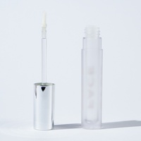 Meilleur tube de brillant à lèvres transparent en plastique format voyage 2,8 ml 3 ml 5 ml avec bouchon à vis pour cosmétiques et fard à joues