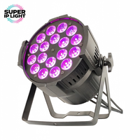 Projecteur LED Par RGBW 18x10W 180W DMX512 4/8CH 25 ° /40 °   Projecteur PAR pour scène de mariage DJ à angle de faisceau réglable
