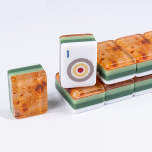 Custom Luxury Magenta American <b>Mahjong</b> Tile <b>Set</b> 4 Layer Acrylic 160pcs for 4 Players Use - Product Image 3