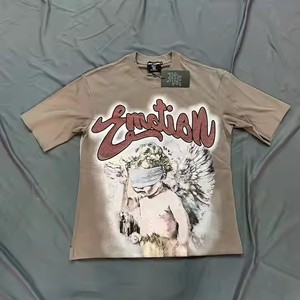 Camisetas Mixed Emotion para Hombre, Ropa de Alta Calidad, Camisetas de Algodón 100%, Camisetas Gráficas Estampadas de Estilo Urbano, Camisetas Extra Grandes para Hombre - Product Image 3