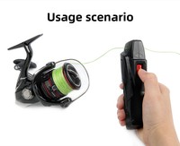 Penggulung Senar Pancing Elektrik Portabel, Penggulung Cepat, Pengeluar Senar, Pengolah Senar Pancing, Alat Perlengkapan Pancing untuk Air Asin dan Air Tawar
