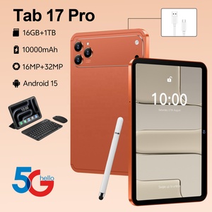 Tablette intelligente YPORANGE 10,1 pouces <span class=keywords><strong>Tab</strong></span> 16 Pro MTK, nouvelle tablette intelligente, 16 Go + 1 To, batterie longue durée 10 000 mAh, Wi-Fi, Android 15 - Product Image 1