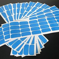 Film pelindung Headset Bluetooth PE PVC antigores, cangkang plastik logam biru akrilik satu sisi tahan debu antistatis