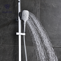 Mitigeur thermostatique salle de bains, Style moderne, ensemble de douche de pluie produits en aluminium