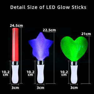 15 Farbwechsel Light Up Stick Glühender Zauberstab Baton LED Stick für Konzert - Product Image 4