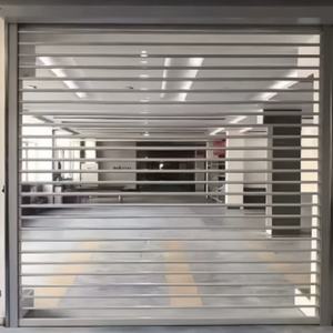 Persiana Antirrobo Moderna Transparente |   Diseño Automático en Aleación de Aluminio |   para escaparates y entradas de centros comerciales - Product Image 6