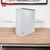 Boîtier de distribution EControl IP65 en acier AE thermolaqué, robuste, résistant aux intempéries et verrouillable pour câblage/contrôle