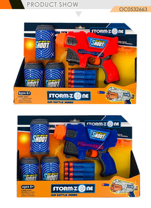 Pistolet à balles pour enfants, jouet en mousse eva, airsoft, 8 pièces, tir à air, nouvelle collection, - Product Image 2