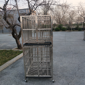 Lizedirler yeni paslanmaz çelik kafes, çok katmanlı anne ve çocuk evcil hayvan kafesi köpek kafesi - Product Image 2