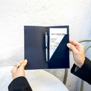 Portacontas de Cuero Genuino de Lujo para Restaurante, Presentador de Facturas Inteligente para Invitados, Carpeta Moderna para Camareros LBH-0078 - Product Image 1