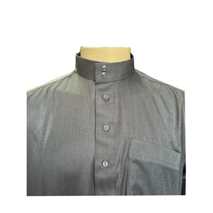 Túnica Thobe Masculina Estilo Qatarí 2026, Bordada, Islámica, <span class=keywords><strong>de</strong></span> Manga Larga, Jubbah, Thawb, <span class=keywords><strong>Vestido</strong></span> Árabe Musulmán para Oración, Eid, Bodas y Fiestas - Product Image 3