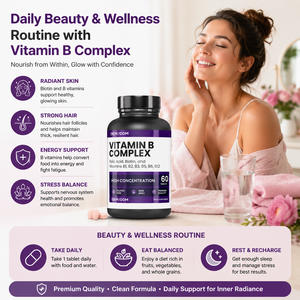 Compresse Multivitaminiche, Integratori per Capelli, Unghie e Pelle, Potenziano l'Immunità, Supporto per la Salute Generale, Integratore Alimentare per Adulti - Product Image 2