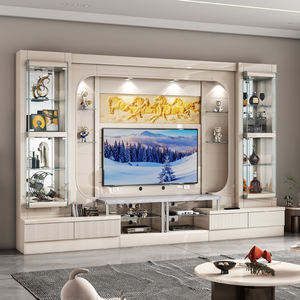 Meuble TV de luxe Meuble mural design moderne pour centre de divertissement Meuble de salon - Product Image 1