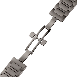Montre automatique squelette pour hommes à la mode luxe en acier inoxydable mécanique météorite pierre cadran espace placage résistant à l'eau - Product Image 6
