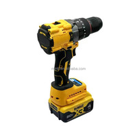 Perceuse à percussion sans fil 13 mm à couple élevé, mandrin sans clé, batterie, moteur sans balais OEM, qualité industrielle, pour bricolage, voyage, et démolition de glace