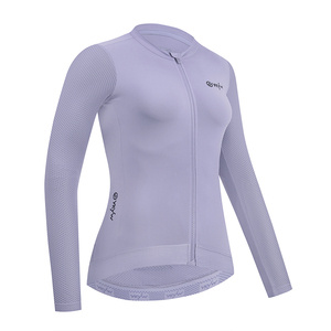 YKYWBIKE 女性用サイクリングジャージコア自転車ジャージプロチーム春 SPF 50+ 女性ロードバイクシャツ MTB サイクリングウェア - Product Image 2