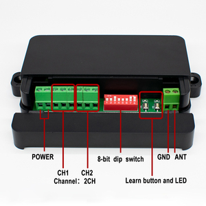ATA PTX5 ATA PTX4 GLIDEROL 305C Interruptor Dip de 8 bits MULIT CODE Receptor 7-32V 2 canales para <span class=keywords><strong>control</strong></span> remoto de puerta de garaje - Product Image 4