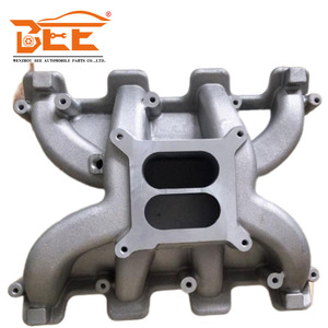 Colector de admisión de doble plano pulido plateado satinado de aluminio de alta calidad para GM LS1 <span class=keywords><strong>LS2</strong></span> LS6 - Product Image 3
