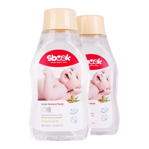 SBOOK <span class=keywords><strong>Aceite</strong></span> Corporal Natural de Frutas para Bebés, 300 ml, <span class=keywords><strong>Aceite</strong></span> de <span class=keywords><strong>Almendras</strong></span> Dulces, <span class=keywords><strong>Aceite</strong></span> de <span class=keywords><strong>Masaje</strong></span> Nutritivo Profundo para Recién Nacidos, Hipoalergénico - Product Image 5